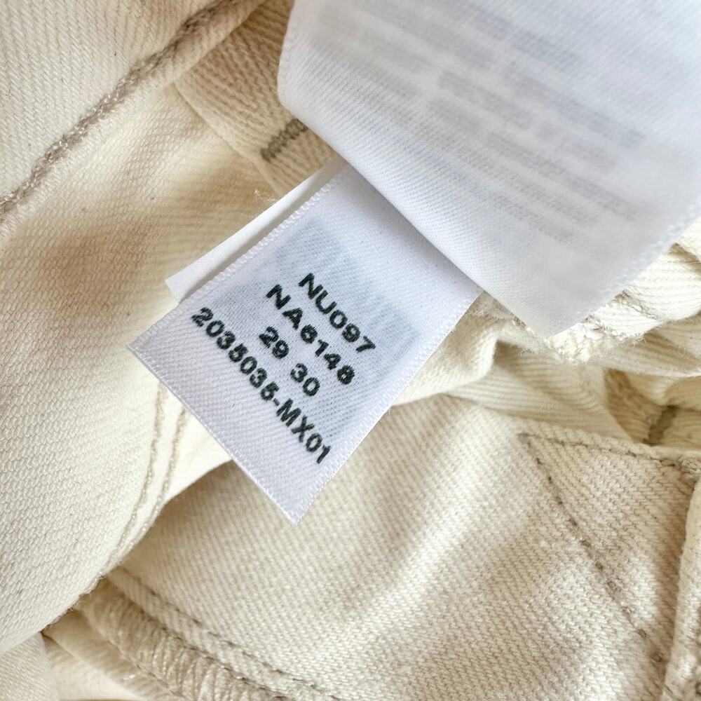 Madewell Relaxed Taper Jeans Mens Mid Rise Vintage Canvas Cream W 29 L 30 NWT - Picture 10 of 13